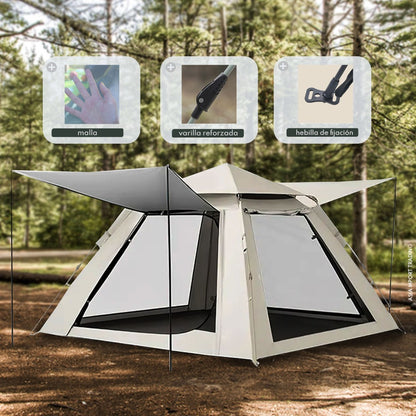 Carpa Automática 4 Personas 215x215x140cm UU2018