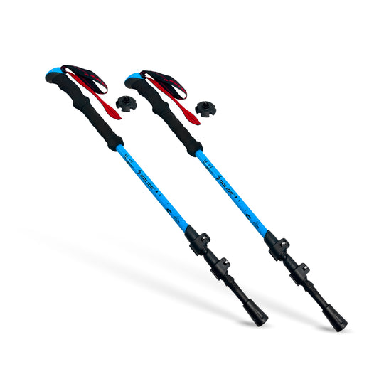 Pack de 2 Bastones Trekking Celestes