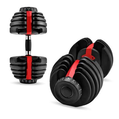 Mancuerna Ajustable 24 kg con Base – Gimnasio en Casa