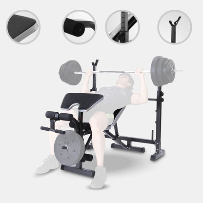 Press Banca Multifuncional con respaldo ajustable