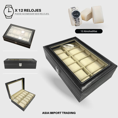 Caja organizadora 12 relojes