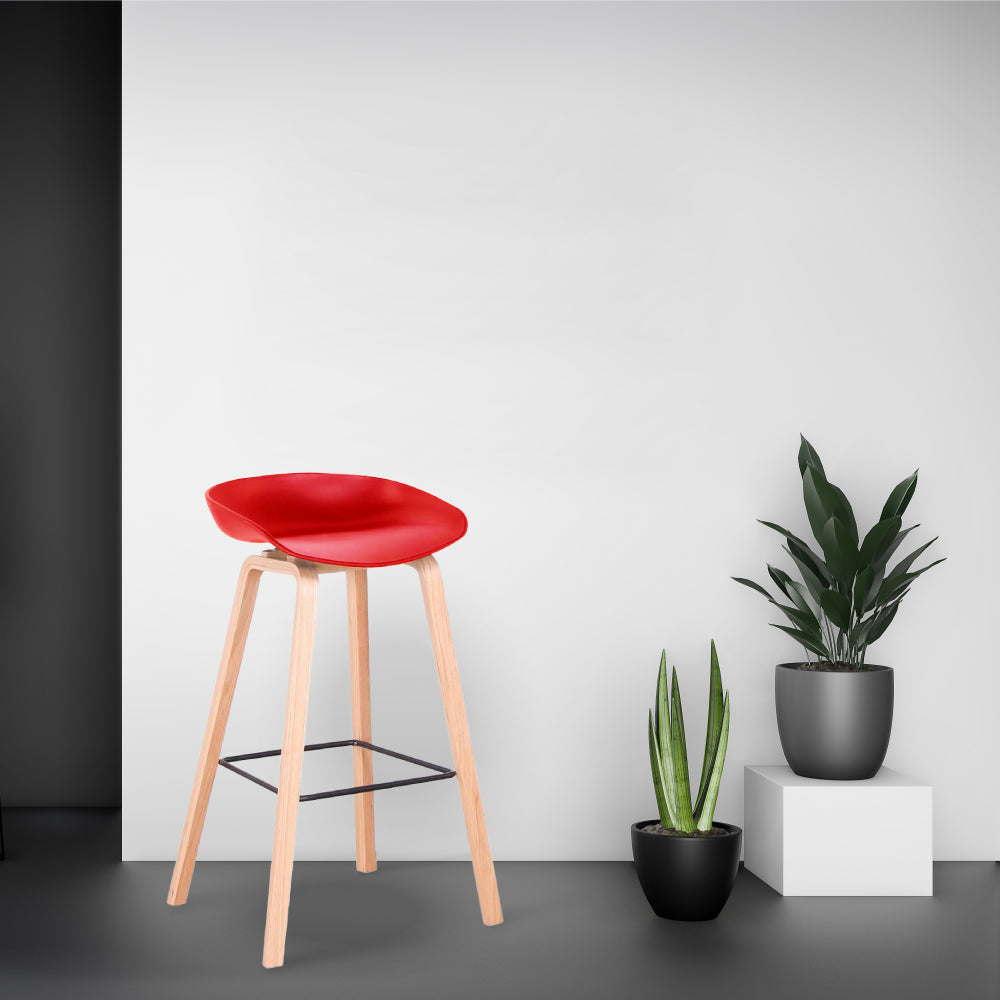 Silla Taburete color Rojo