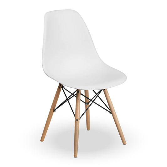 Silla estilo moderno Blanca