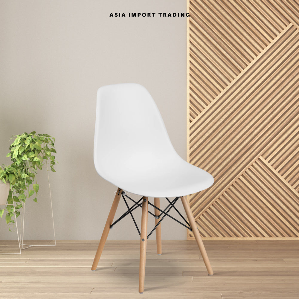 Silla estilo moderno Blanca