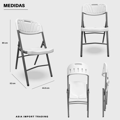 Silla Blanca Plegable