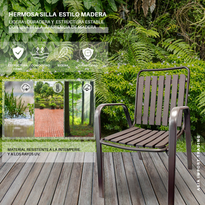 Silla de Terraza estilo Madera