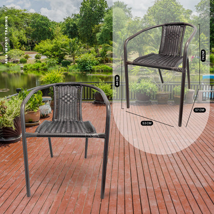 Silla de Terraza estilo Rattan