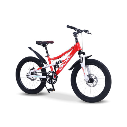 Bicicleta MTB Aro 20 Roja Doble Suspension