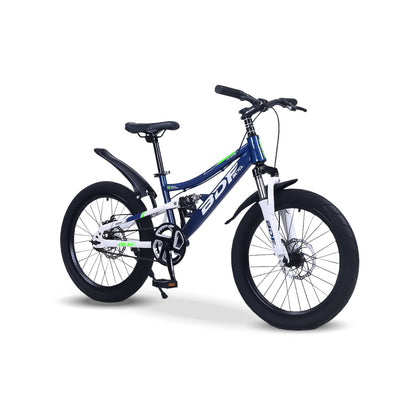 Bicicleta MTB Aro 20 Azul Doble Suspension