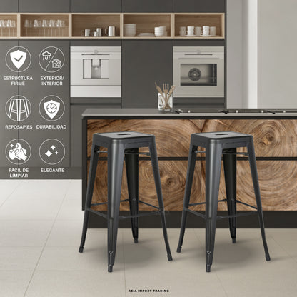 Piso de Bar Negro Home & Design