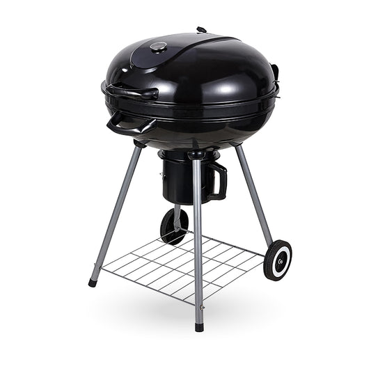 Parrilla a Carbón con Tapa y Ruedas – Tipo Kettle 43 cm