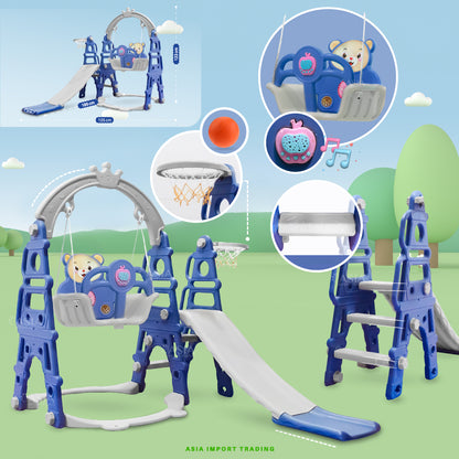 Resbalin Columpio Musical 3 en 1 Azul