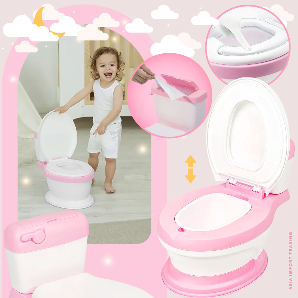 Baño portátil para bebe color Rosado